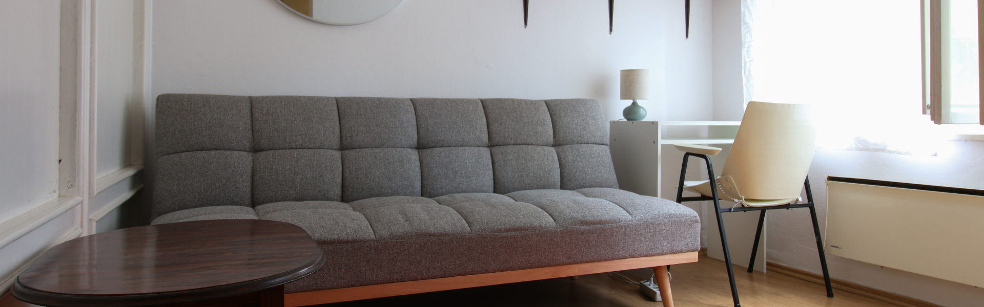 The image shows the living room of Apt Vinogradska 6.