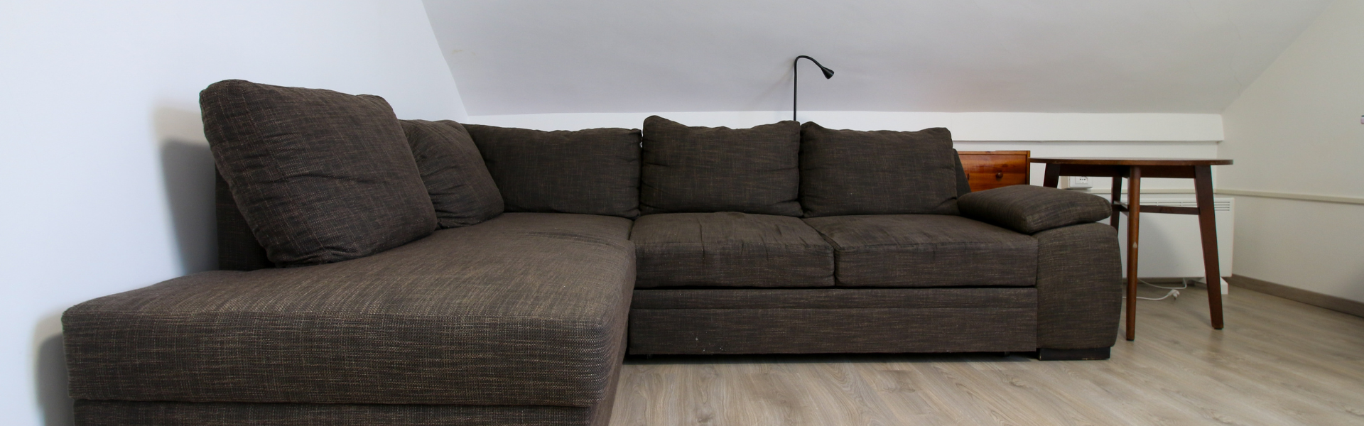 The image shows a living room in Apt Petrova 1.